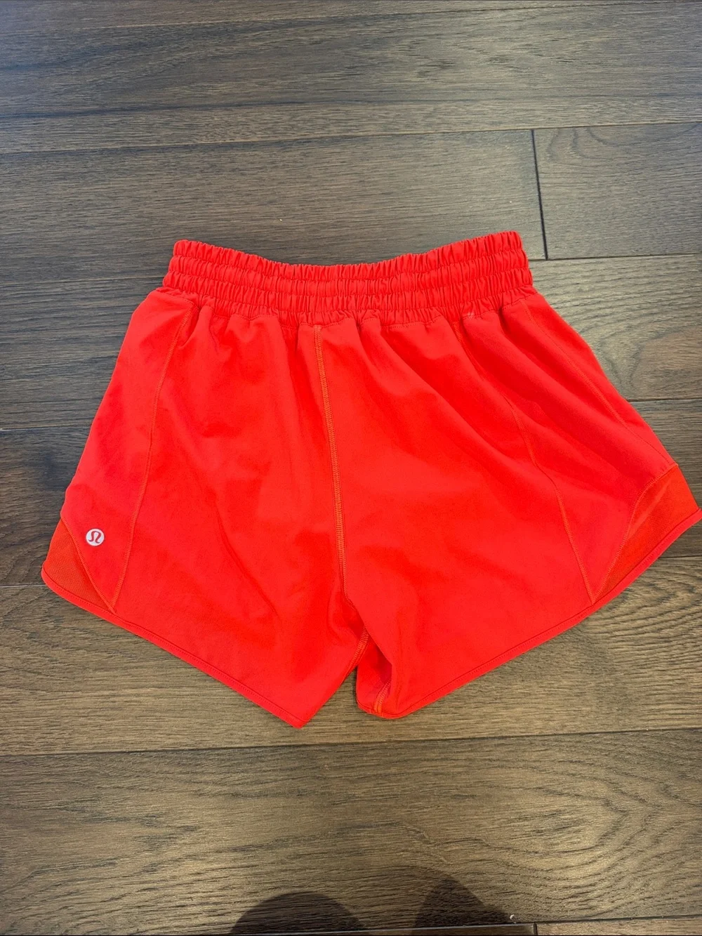 Lululemon Hotty Hot High Rise Lined Shorts 4” Lit Orange Size 4 - P22